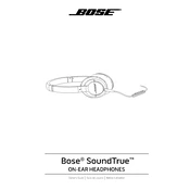 Bose SoundTrue On-Ear Headphones manual cover