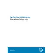 Dell OptiPlex 7770 Desktop manual cover