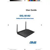 ASUS DSL-N14U Router manual cover