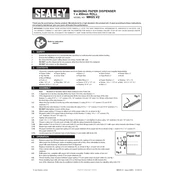 Sealey MK65.V2 Dispenser manual cover