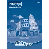 Fisher Price Mattel GeoTrax Big City Lights Center K0400 Toy manual cover