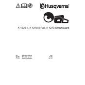 Husqvarna K 1270 II Rail Power Cutter manual cover