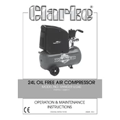 Clarke 2242010 Ranger 6 240 Air Compressor manual cover