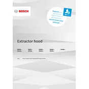 Bosch Series 4 DWA66DM50B Hood manual cover