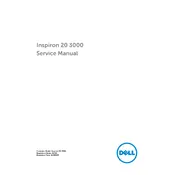 Dell Inspiron 20 3000 Desktop manual cover