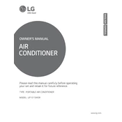 LG LP1015WSR LP1015WSR.AWYAOSU Air Conditioner manual cover