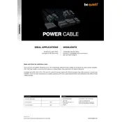 be quiet! CC-7710 Power Cable manual cover