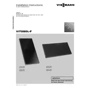 Viessmann Vitosol-F Solar Panel manual cover