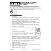 Sealey PWH616 Helmet manual cover