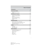 Ford Flex 2009 manual cover