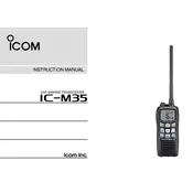 Icom IC-M35 Transceiver manual cover