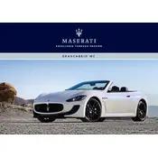 Maserati GranCabrio MC 2014 Convertible manual cover