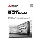 Mitsubishi GOT1000 GT16 Hardware manual cover