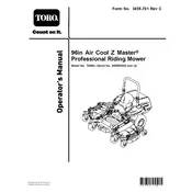 Toro Z Master Air Cool 96-inch 74090 Mower