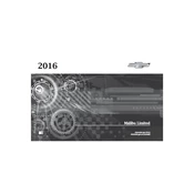 Chevrolet Malibu Limited 2016 manual cover