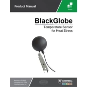 Campbell Scientific BlackGlobe Sensor manual cover