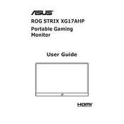 ASUS ROG STRIX XG17AHP Monitor manual cover