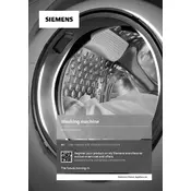 Siemens iQ500 WM16XM81GB Washing Machine manual cover