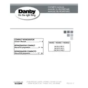 Danby DBCR031SB31 Refrigerator manual cover