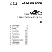 McCulloch ERGOLITE 6028 manual cover