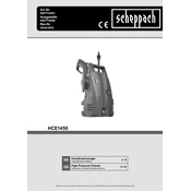 Scheppach HCE1450 5907714901 Pressure Washer manual cover