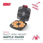 Dash DMMWH600 Multi Mini Heart Waffle Maker manual cover