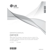 LG DLEY1201W DLEY1201W.ABWEEUS Dryer manual cover