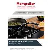 Montpellier MWBI20BK Microwave manual cover