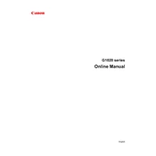 Canon G1020 Series manual cover