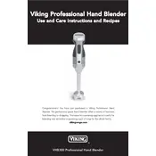 Viking VHB300PS Blender manual cover