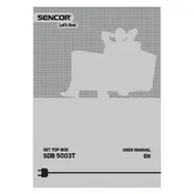 Sencor SDB 5003T Receiver manual cover