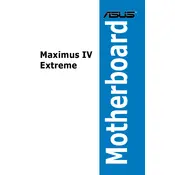 ASUS MAXIMUS IV EXTREME Motherboard manual cover