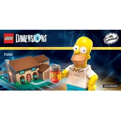 LEGO The Simpsons 71202-3 Construction Set manual cover