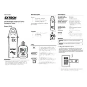 Flir Extech CB10 Circuit Breaker manual cover