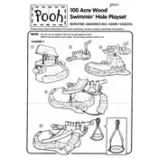 Fisher Price Mattel 100 Acre Wood Swimmin Hole 89591 Toy manual cover