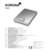 Korona 75505 Scale manual cover