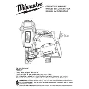 Milwaukee 7220-20 Nailer manual cover