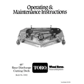 Toro Wheel Horse 48-inch 55665 Mower manual cover