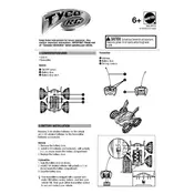 Tyco Mattel RC Stunt Psycho N1927 Toy manual cover