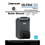 Weil-McLain Ultra Oil Series Boiler manual cover