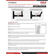 Pyle PSTNDW18 Bracket manual cover