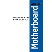 ASUS SABERTOOTH Z97 MARK 1-USB 3.1 Motherboard manual cover