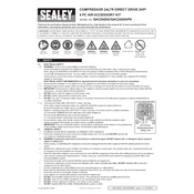 Sealey SAC2420A Compressor manual cover