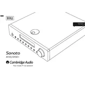 Cambridge Audio Sonata DR30 Plus Receiver manual cover