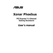 ASUS ROG Xonar Phoebus Solo Sound Card manual cover