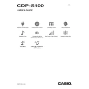 Casio CDPS100 Keyboard manual cover