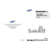 Samsung HT-X50 Home Theater System manual cover