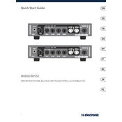 TC Electronic BH550 manual cover