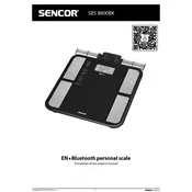 Sencor SBS 8800BK Scale manual cover