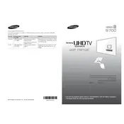 Samsung HU8700 UN55HU8700FXZA TV manual cover